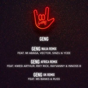 Mayorkun – Geng Remix EP